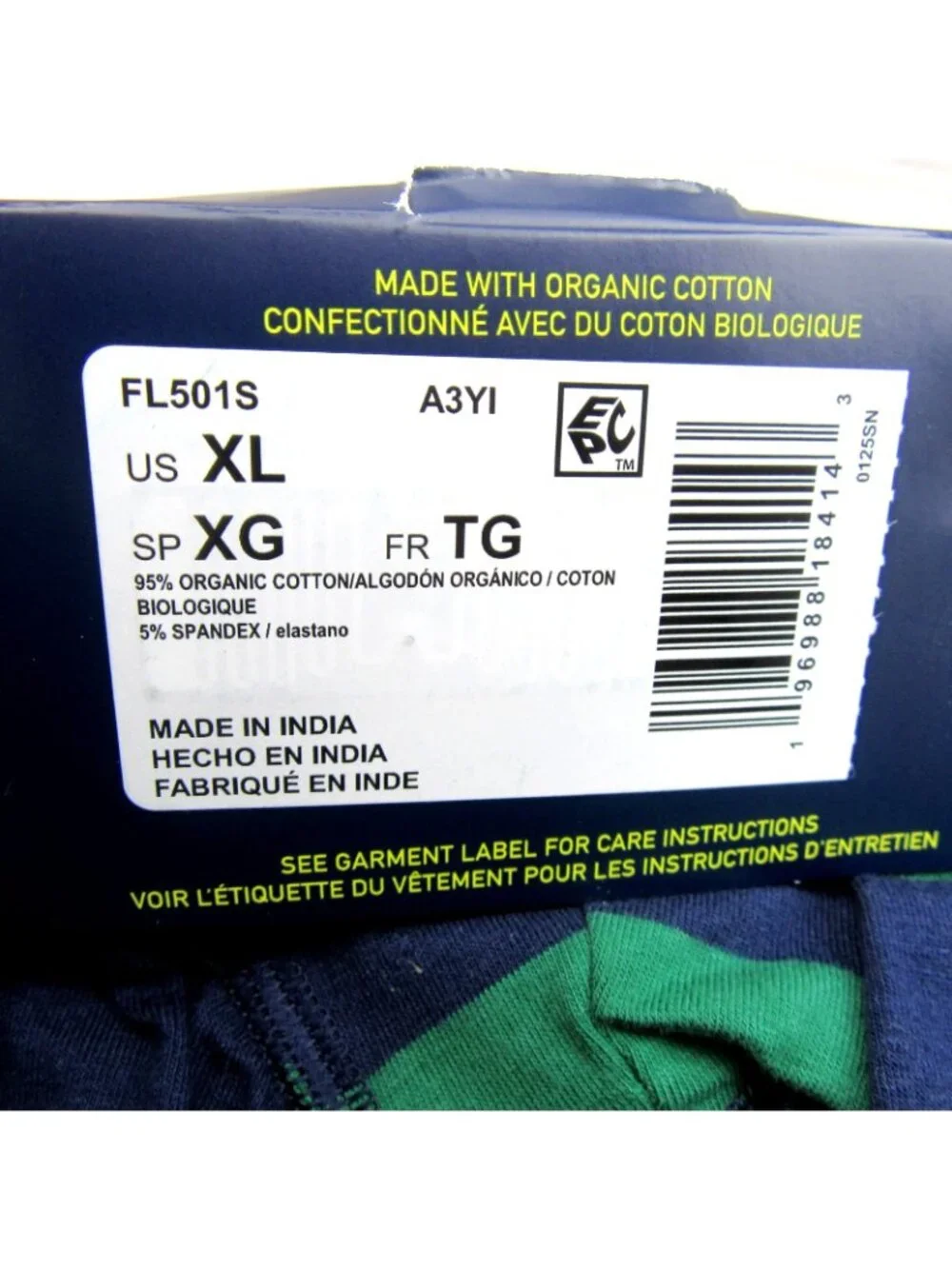 Polo Ralph Lauren Boxer Briefs Mens Size XL Green Navy Striped NEW FL501S